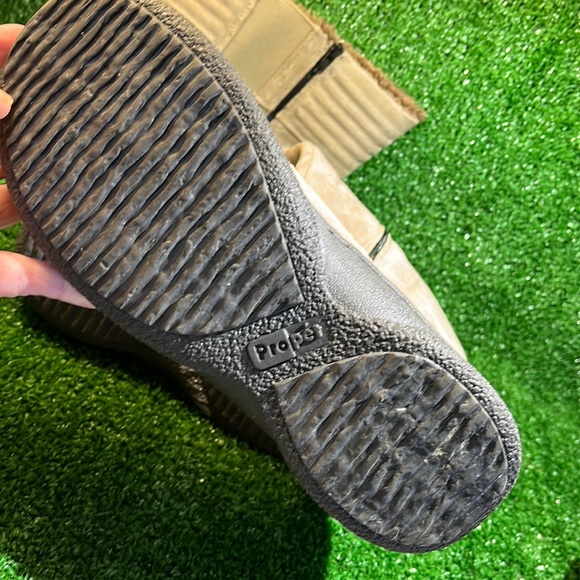 Propet Boot Size 8 M (B) Mid-Calf Boots Brown Leather Women WC219 - Picture 4 of 5